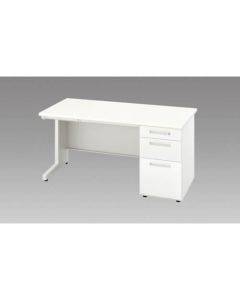 Desk with a Tier of Drawers on one Side