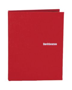 การ์ดอัลบั้มพกพาขนาดเล็ก Harper House Reminiscence สีแดง