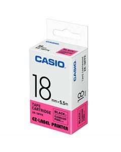 เทปฟลูออเรสเซนต์ 5.5m XR-18FPK Black on Fluorescent Pink
