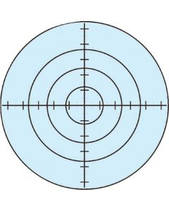 Glass Scale สำหรับกล้องจุลทรรศน์ Dia. 19mm Ring Scale 2, 4, 6 mm
