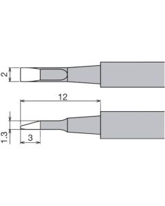 R/P SOLDERING TWEEZERS TIP