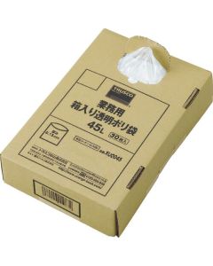 ซื้อจำนวนมาก, ถุงพลาสติกสำหรับใช้ในธุรกิจ, ใส, กล่อง, 0.15 x 45L (30 ใบ)