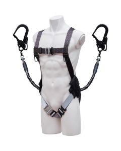 Full harness type safety belt and safety rope set.  ชุดละ 1 ชุด
