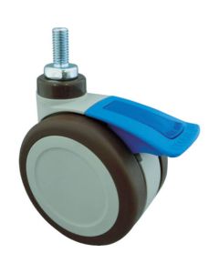 Screw type Dual Wheel Caster