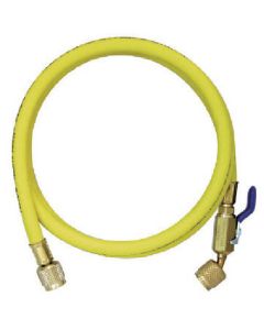 สายชาร์จบวก 2 สำหรับ R410A พร้อมบอลวาล์ว 152 ซม. สีเหลือง