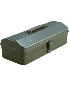 กล่องเครื่องมือเหล็กฝาจั่ว 373 x 164 x 124 สี Olive Drab (OD)