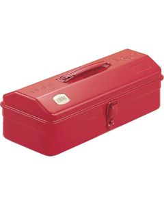 กล่องเครื่องมือเหล็กฝาจั่ว 373 x 164 x 124 สีแดง