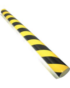 อุปกรณ์ป้องกันท่อ เส้นผ่านศูนย์กลางภายใน 49 มม. x เส้นผ่านศูนย์กลางภายนอก 69 มม. สีเหลือง/ดำ