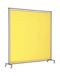 Welding Light Shield Fence 2000 x 2000 Yellow