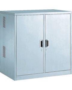 (Double sliding door type - Double swing door type - Single swing door type) Stainless Steel Cabinets 1อัน