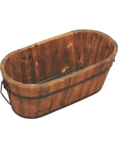 Woody flower planter