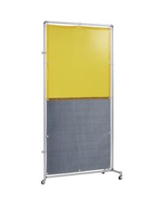 Dual Partition against Welding Sparks and Light