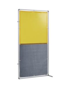 Dual Partition against Welding Sparks and Light