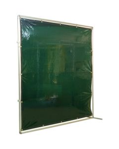 Eye-Protective Screen Against Welding Glare With Aluminum Frame
