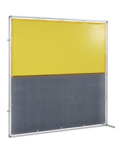 Dual Partition against Welding Sparks and Light