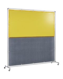 Dual Partition against Welding Sparks and Light