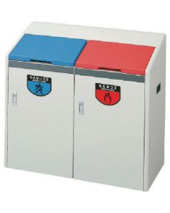 กล่องรีไซเคิลถังขยะในร่ม RB-K500 TWP (แบบคู่)