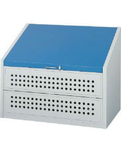 ถังขยะกลางแจ้งที่จอดรถฝุ่น DP-BK-1200P