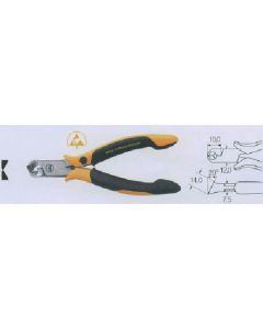 Oblique end cutting nippers Professional ESD 1เส้น