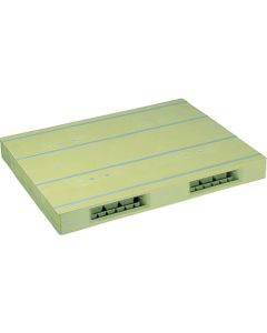 พาเลทพลาสติก ZR-1114E ใบมีดสองด้าน 2 ทาง สีเขียวอ่อน