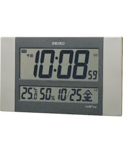 นาฬิกาบังคับวิทยุ Seiko Nexttime ZS451S สีเงิน 150 x 260 x 26 mm