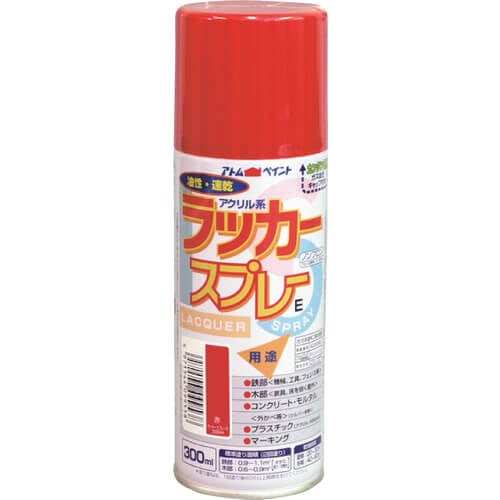 แลคเกอร์สเปรย์ E สีแดง 300ML