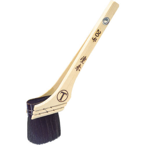 แปรงทาสีอาคาร Torai สีดำ เบอร์ 20