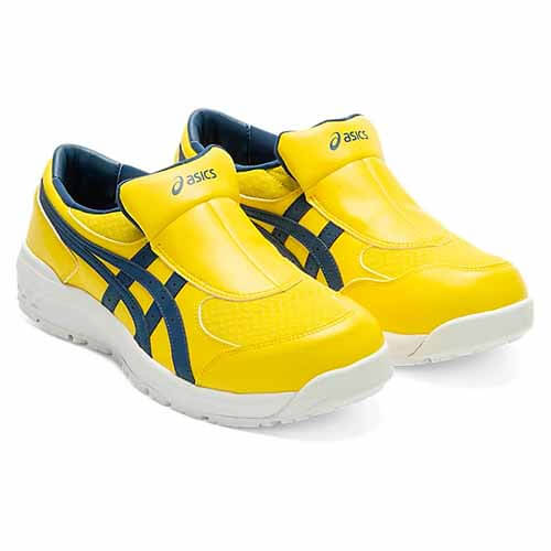 WINJOB CP211 SLIP-ON Vibrant Yellow x  Mako Blue แบรนด์ ASICS