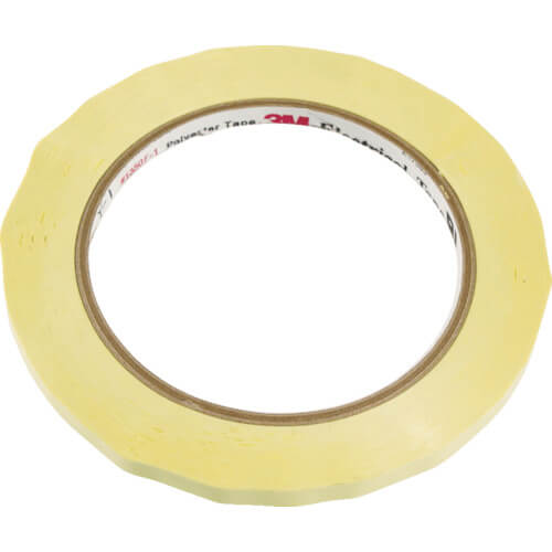 เทปฉนวนไฟฟ้าโพลีเอสเตอร์ 1350 สีเหลือง 6 มม. x 66 ม
