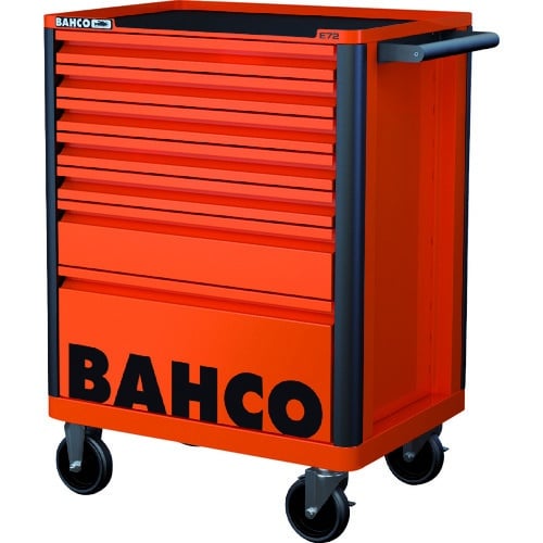 รถเข็นเก็บเครื่องมือเหล็ก สีส้ม 7 ลิ้นชัก