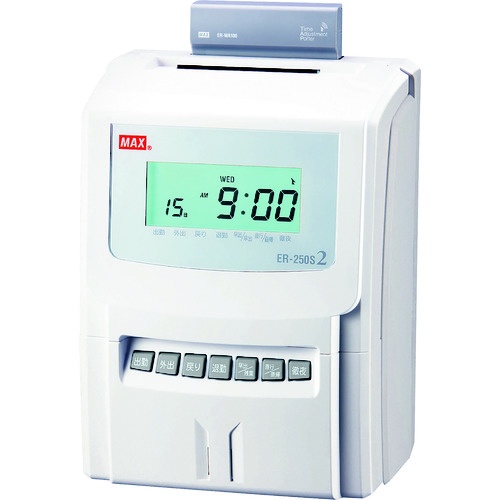 เครื่องบันทึกเวลา ER-250S2 [นาฬิกาควบคุมด้วยวิทยุ, พิมพ์เวลาได้ 6 ครั้ง, บันทึกเวลาได้ 150 คน, บันทึกเวลารวมได้ 60 คน, รุ่นท็อปสุด]