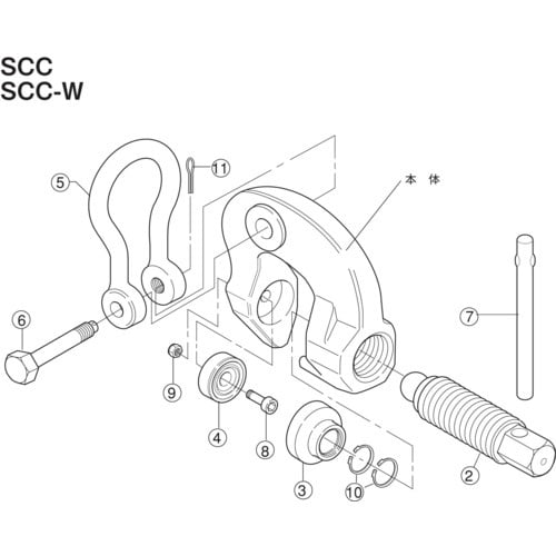 ชุดแผ่นยึดสกรูแคม (SCC)