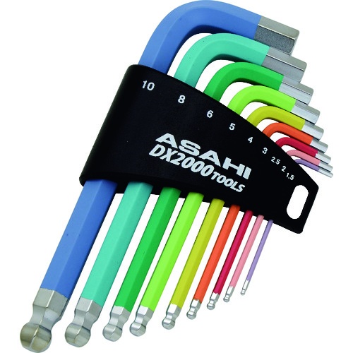 ชุดประแจหกเหลี่ยมหัวบอล Auroline (9 ชิ้น)