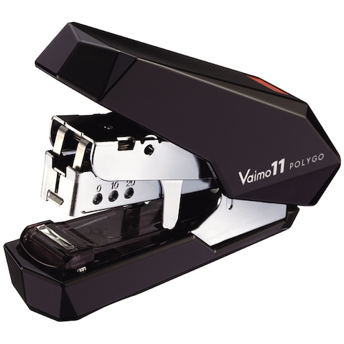 เครื่องเย็บกระดาษ: Baimo 11 Polygo HD-11SFLK/K สีดำ ความจุ 40 แผ่น