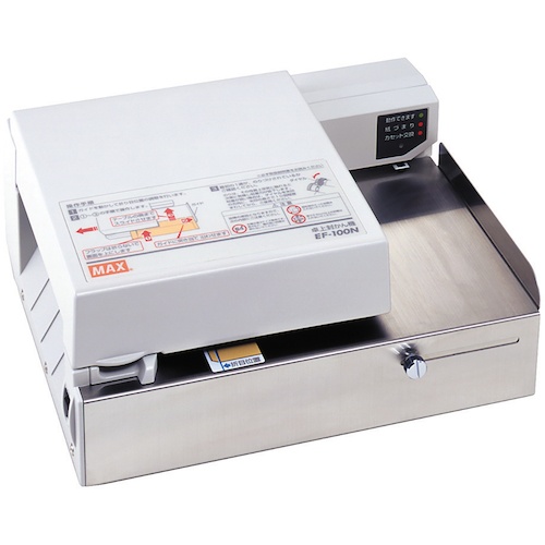 เครื่องซีลแบบตั้งโต๊ะ EF-100N รองรับขนาดยาวเบอร์ 3 และขนาดสี่เหลี่ยมเบอร์ 8