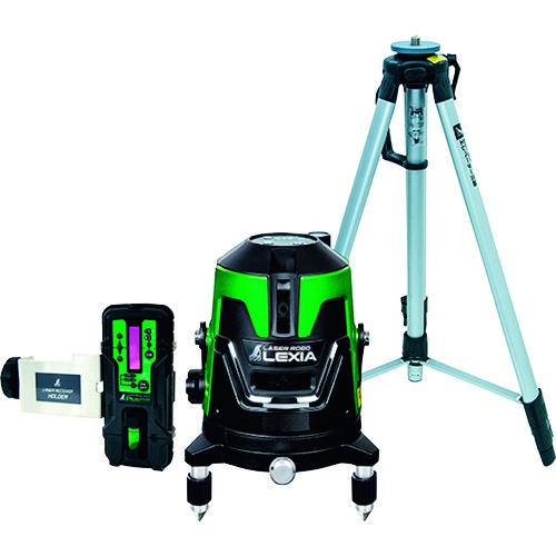 ชุดรับสัญญาณและขาตั้งกล้องเลเซอร์หุ่นยนต์ LEXIA 21 สีเขียว