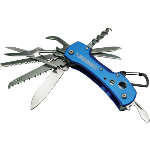 มีดพกสำหรับตั้งแคมป์ สีน้ำเงิน