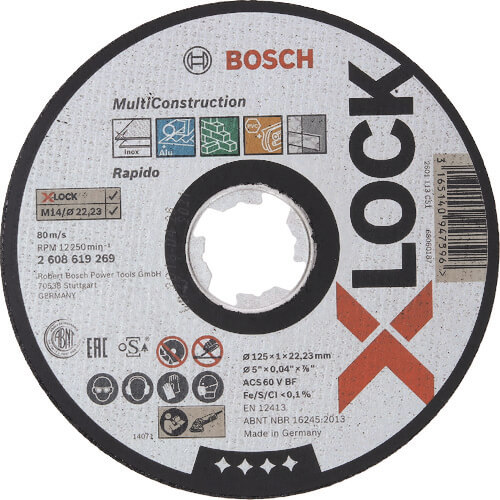 X-LOCK CUTTING WHEEL 25แผ่น