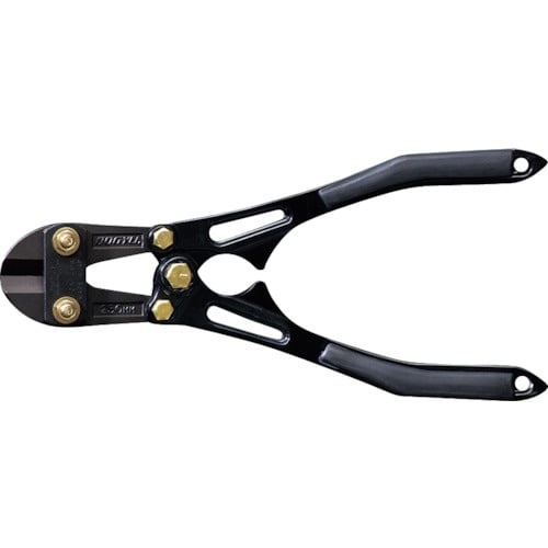 เครื่องตัดเหล็กอลูมิเนียม ด้ามจับโค้ง (สั่งทำ) ใบมีดปรับได้ 250 มม. สีดำทอง