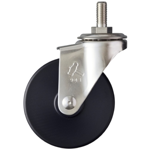 ค้อน SUS สกรู W3/8 ล้อไนลอน MC 65 มม.