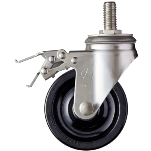 Hammer SA Series แกนหมุนสแตนเลสทั้งหมด SP พร้อมล้อฟีนอล 125 มม.