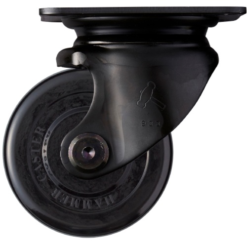 ค้อน โปรไฟล์ต่ำ งานหนัก หมุนได้ ล้อฟีนอล B 75 มม. ระยะพิทช์ 68 x 68