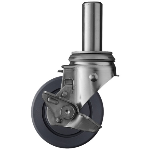 ค้อน SUS พร้อม SP ด้านข้าง แทรก ล้อไนลอน MC B 100 มม.