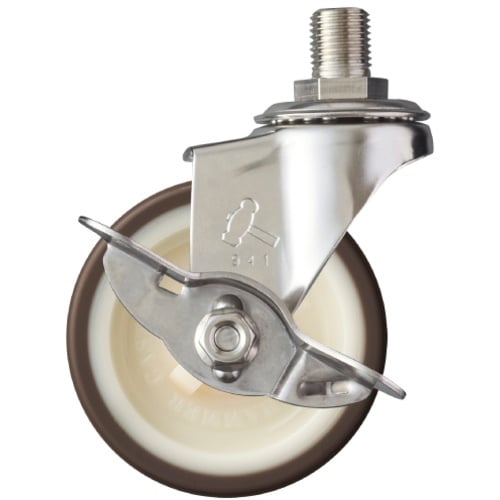 ค้อน SUS ขันสกรู พร้อม SP M12 (JIS) ล้อยูรีเทน 65 มม.