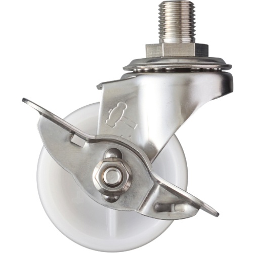 ค้อน SUS สกรูเข้า SP M12 (JIS) ล้อไนลอน 50 มม.