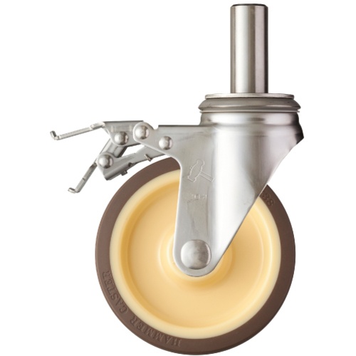 ค้อน SK ซีรีส์ หมุนสแตนเลสทั้งหมด SP พร้อมล้อ B ยูรีเทน 150 มม.