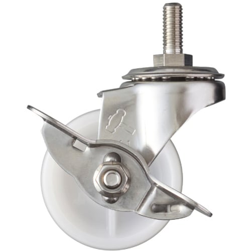 ค้อน SUS ขันสกรู พร้อม SP W3/8 ล้อไนลอน 50 มม.