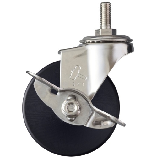 ค้อน SUS ขันสกรู พร้อม SP W3/8 ล้อไนลอน MC 65 มม.