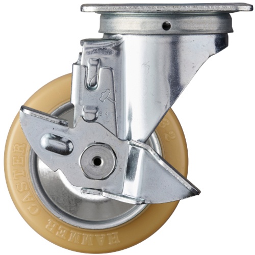 Hammer Total Lock Swivel SP รวมล้อยูรีเทน B ขนาด 100 มม.