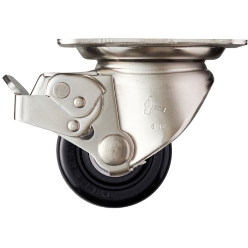 ค้อน SUS โปรไฟล์ต่ำ งานหนัก หมุนได้ พร้อม SP ล้อไนลอน B 65 มม.